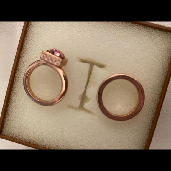 Coach earrings ,ring,necklace set - Picture 5 of 11